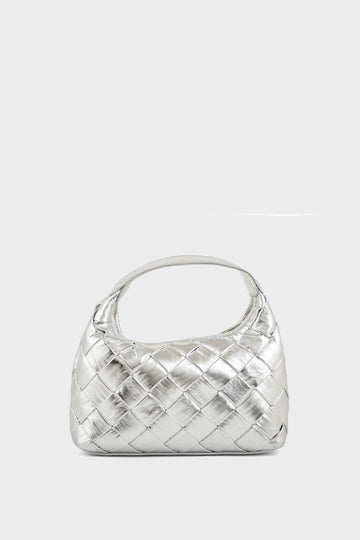 Party Wear Clutch BK4163-Silver