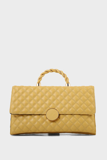 Trapeze Hand Bags B15116-Mustard