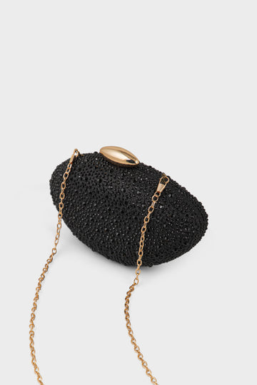 Party Wear Clutch BK4156-Black