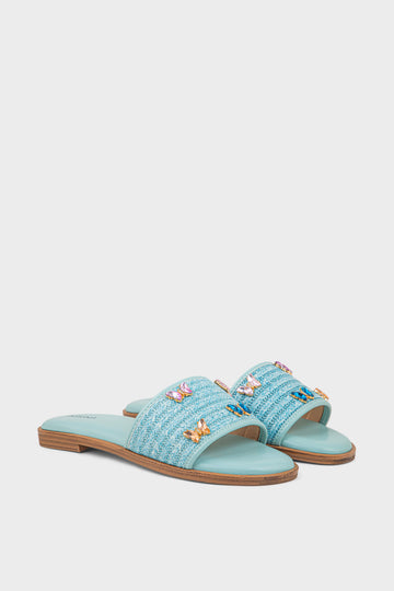 Casual Slip On IC0100-Teal Blue