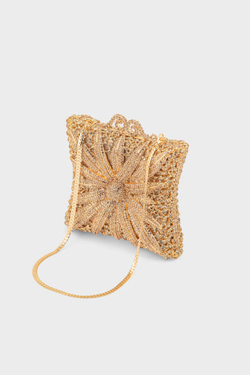 Party Wear Clutch BK4159-Gold