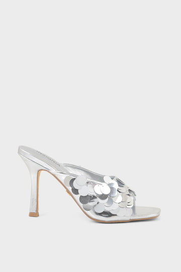 Party Wear Slip On I29303-Silver