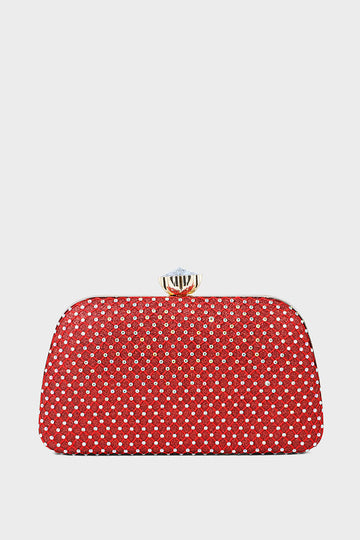 Party Wear Clutch B21597-Red