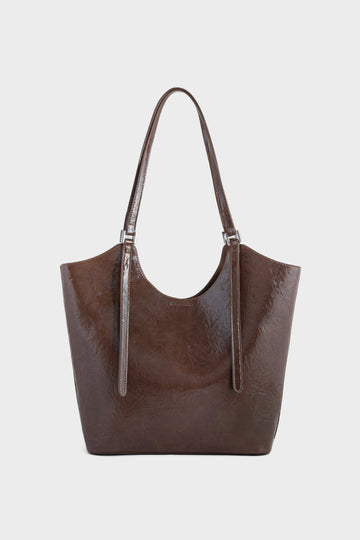 Tote Hand Bags BS2314-Dark Brown