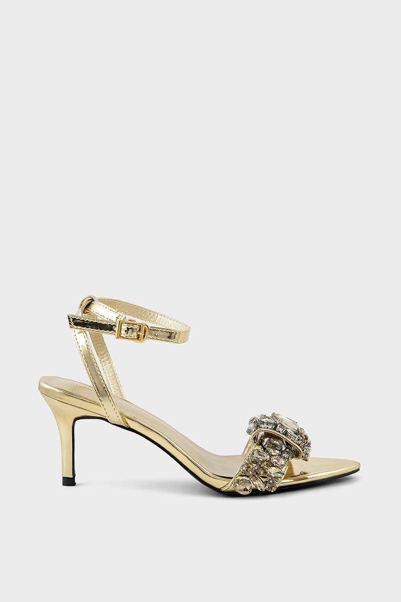 Party Wear Sandal IP2074-Gold