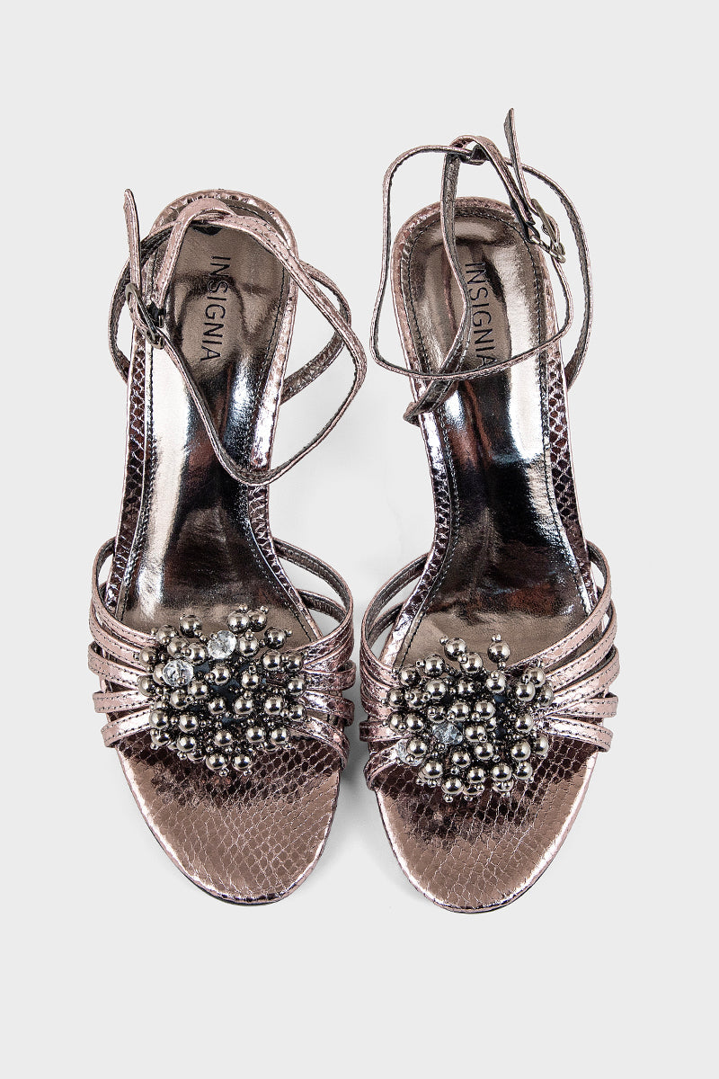 Party Wear Sandal IP2077-Pewter
