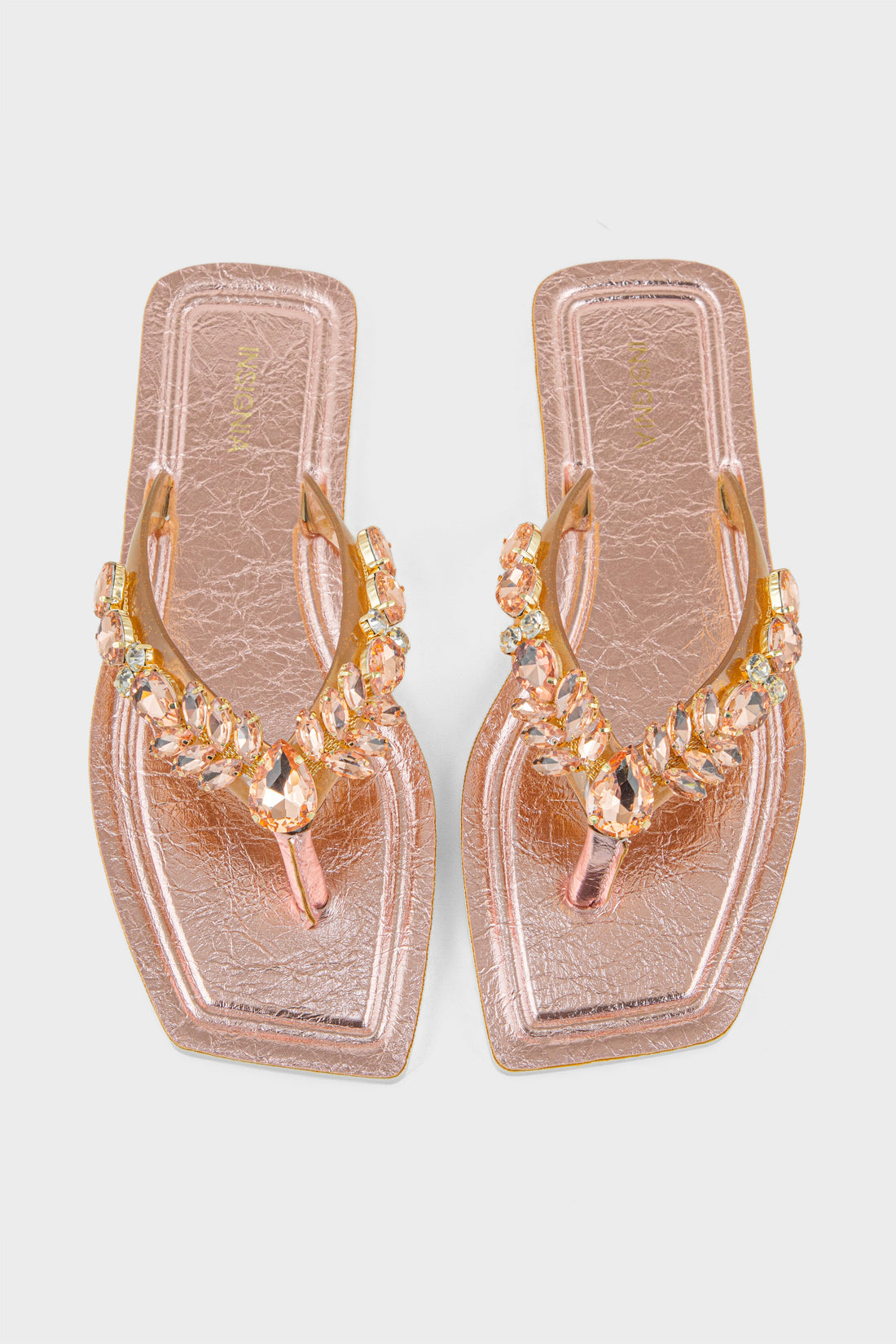 Casual Flip Flop IL3046-Rose Gold