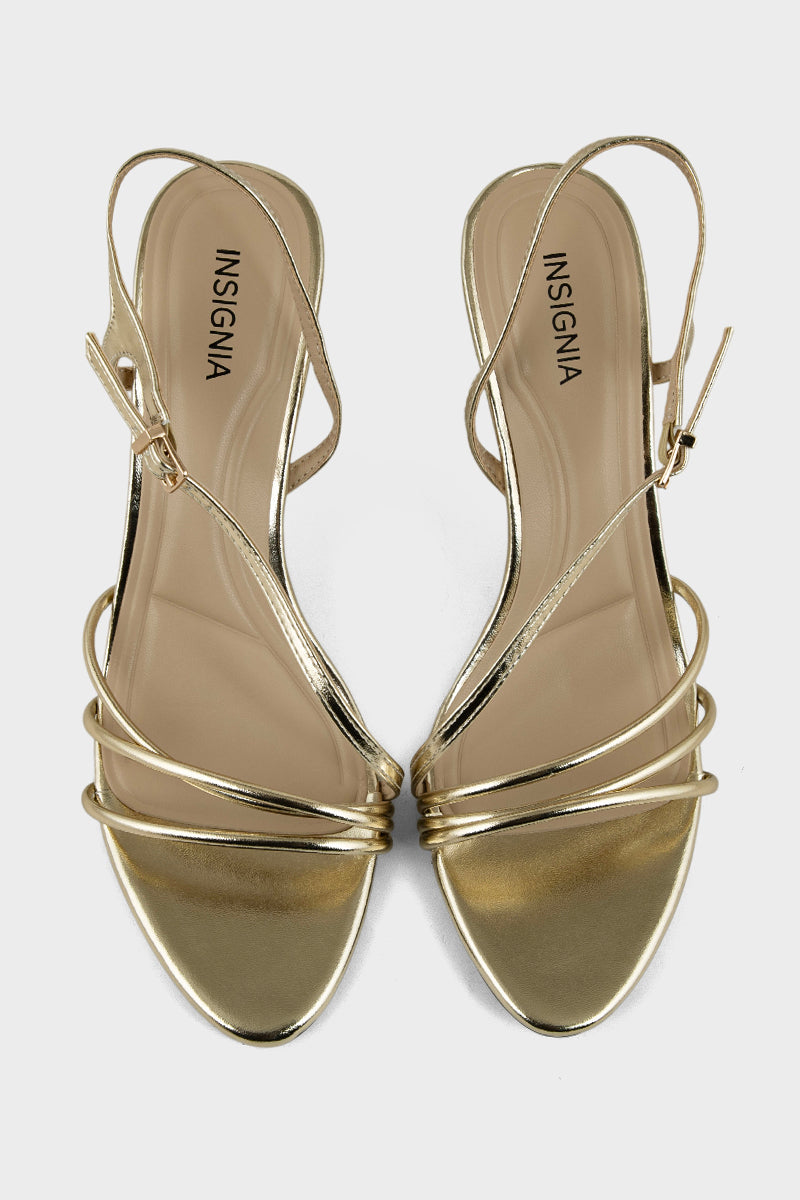 Party Wear Sandal IP2078-Gold